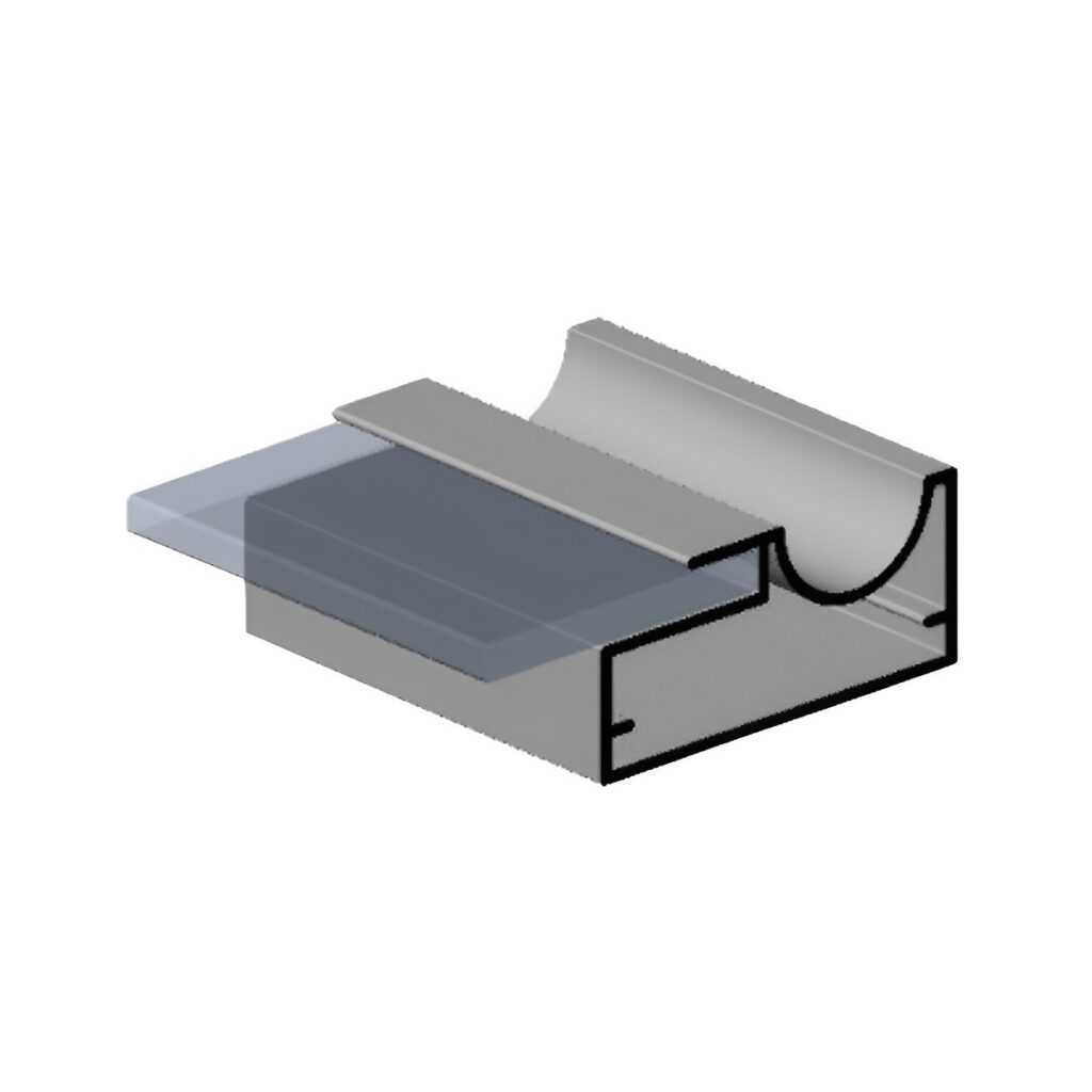 Perfil Montante Alum Nio Sp Bronze M Spalum Nio Madexata