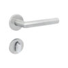 Fechadura Banheiro Elle 5086592 Inox Polido 55Mm - Arouca