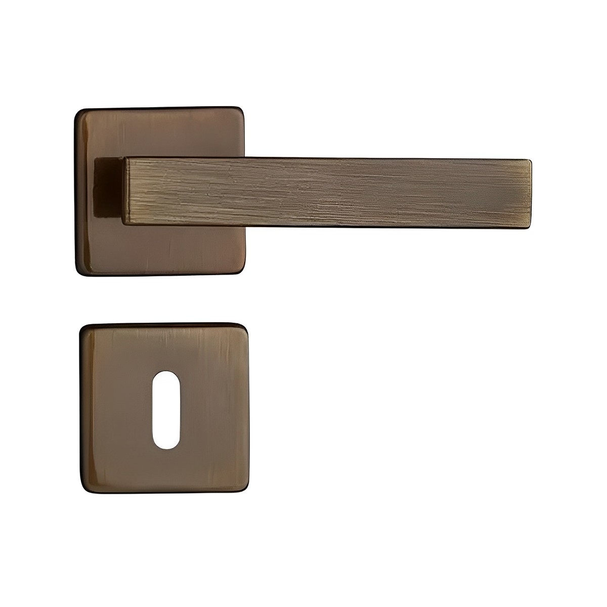 Fechadura Interna Concept Quadrada 409 Bronze Oxidado - Pado