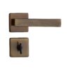 Fechadura Banheiro Concept Quadrada 409 Bronze Oxidado - Pado