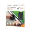 Veda Frestas Escova 4Mm Preto 6M - Comfort Door